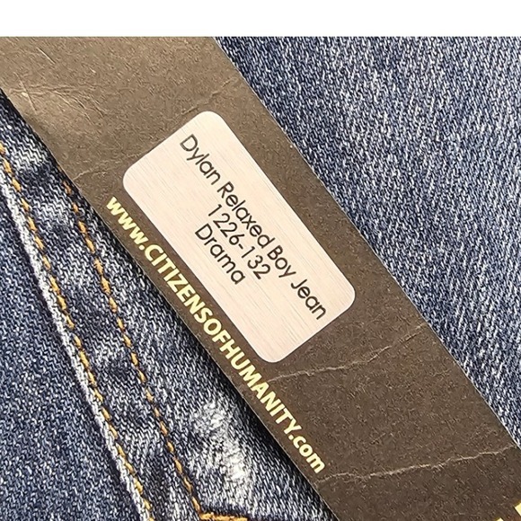 Citizens of Humanity Drama Jeans Womens Size 29 Denim Blue Button Fly NWT - Picture 11 of 11